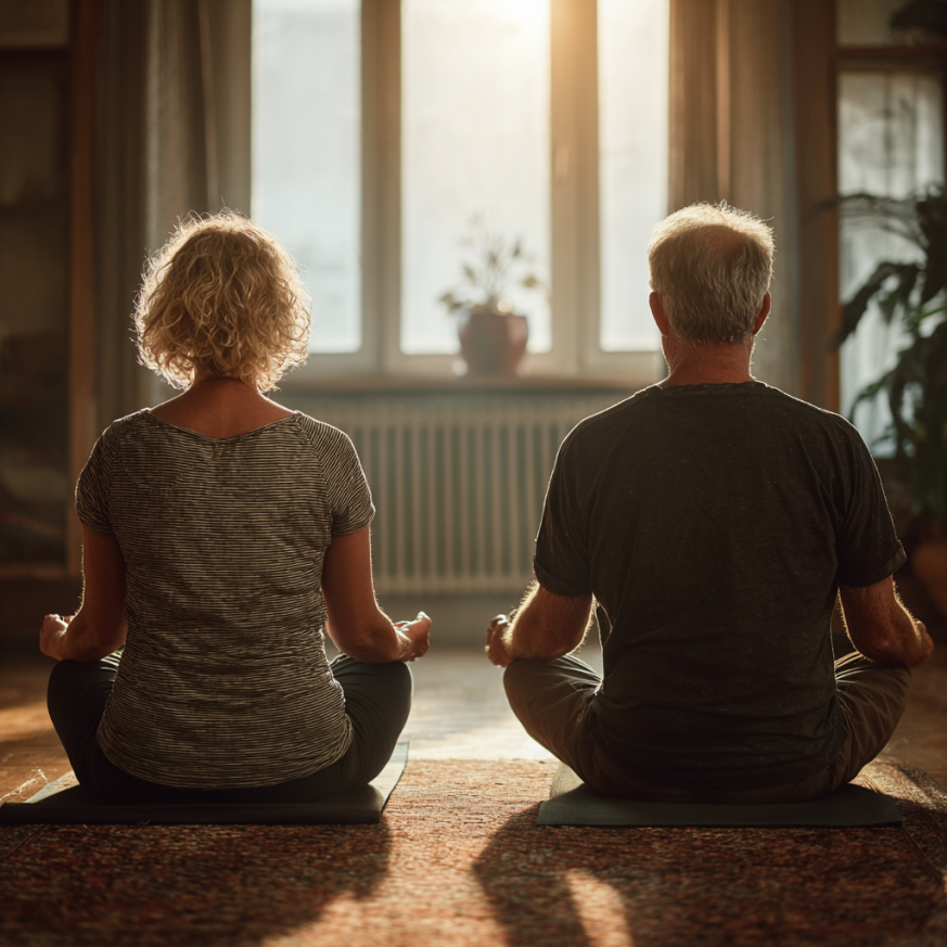 Yoga matinală pentru seniori